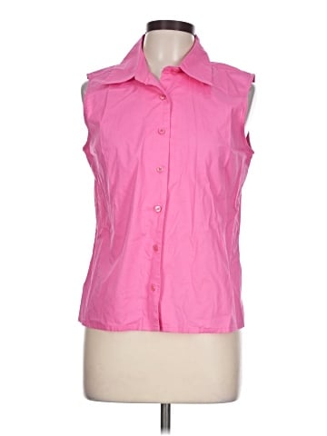 Chadwicks Sleeveless Button-Down Shirt (view 1)