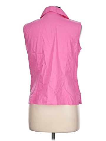 Chadwicks Sleeveless Button-Down Shirt (view 2)