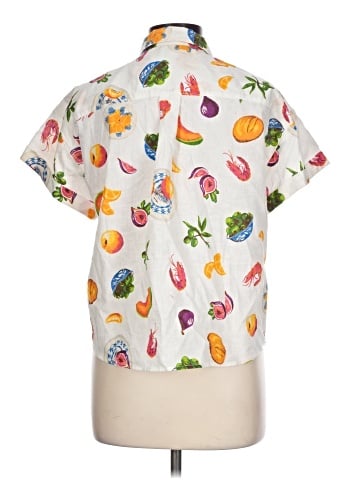 J.Crew Factory Store Short Sleeve Blouse (view 2)