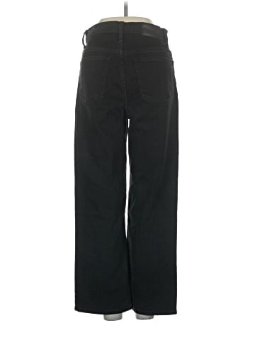 Madewell Slim Wide-Leg Jeans in Lunar Wash (view 2)