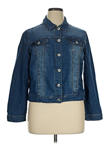 Ulla Popken Denim Jacket (view 1)