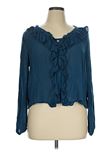 Arizona Jean Company Long Sleeve Blouse (view 1)
