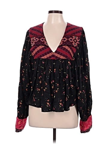 Free People Long Sleeve Blouse (view 1)