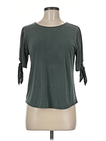 Green Envelope Short Sleeve Top (view 1)
