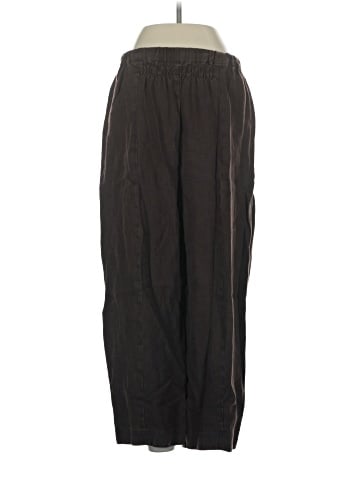 Madewell Barrel-Leg Crop Pants in 100% Linen (view 2)