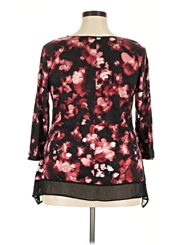 Simply Vera Vera Wang 3/4 Sleeve Blouse (view 2)