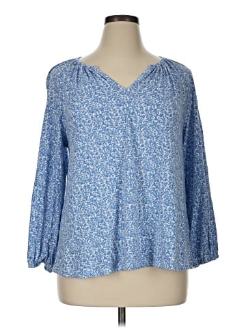 Lands' End 3/4 Sleeve Blouse (view 1)