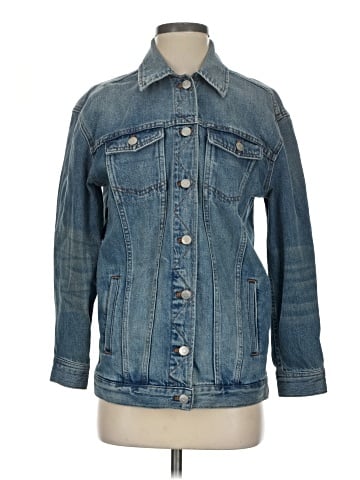 Madewell The Oversized Jean Jacket in Capstone Wash (view 1)