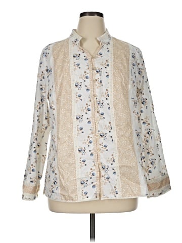 Denim & Co Long Sleeve Blouse (view 1)