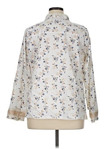 Denim & Co Long Sleeve Blouse (view 2)