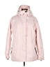 Roxy 100% Polyester Solid Pink Raincoat Size L - photo 1