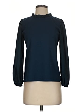 Ann Taylor Long Sleeve Blouse (view 1)