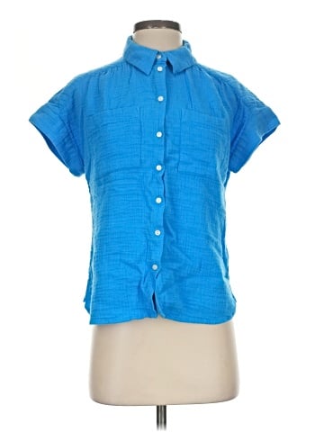 Caslon Short Sleeve Blouse (view 1)