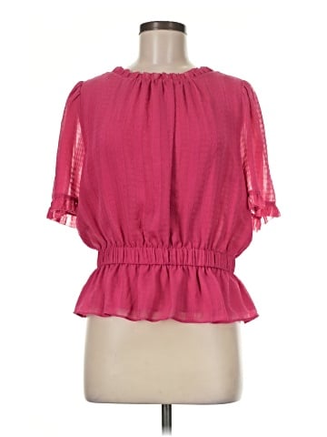 Ann Taylor Short Sleeve Blouse (view 1)