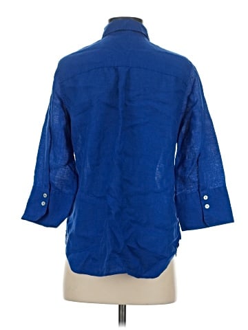 Chico's 3/4 Sleeve Button-Down Shirt (view 2)