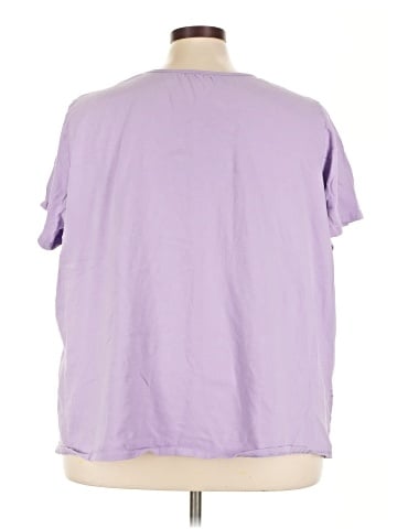 Woman Within Short Sleeve Blouse (view 2)