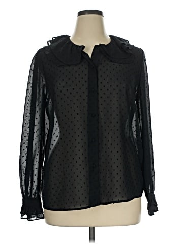 Who What Wear Long Sleeve Blouse (view 1)