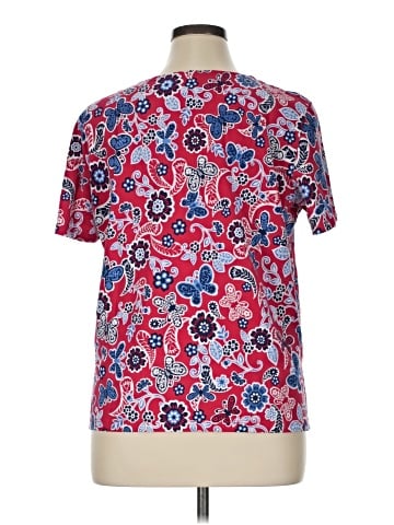 Alfred Dunner Short Sleeve Blouse (view 2)