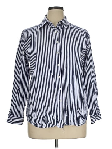 Doncaster Collection Long Sleeve Button-Down Shirt (view 1)