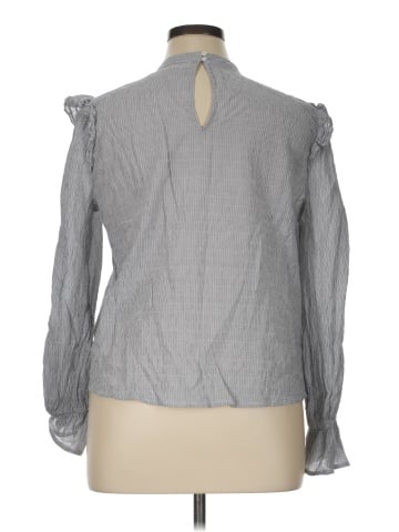a.n.a. A New Approach Long Sleeve Blouse (view 2)