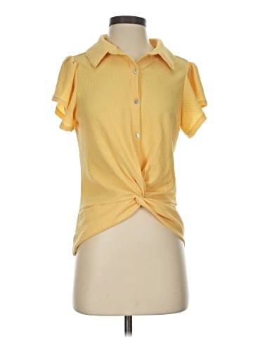 Kathy Ireland Short Sleeve Blouse (view 1)