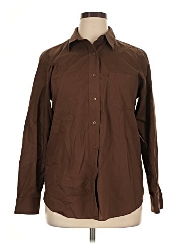 Foxcroft Long Sleeve Button-Down Shirt (view 1)