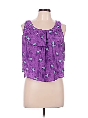 I Love H81 Sleeveless Silk Top (view 1)