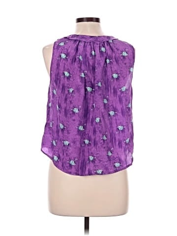 I Love H81 Sleeveless Silk Top (view 2)
