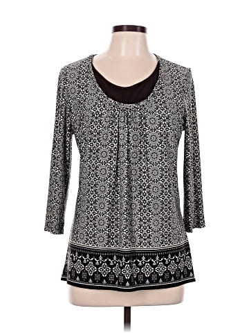 Christopher & Banks 3/4 Sleeve Top (view 1)