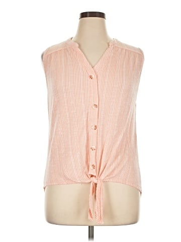 French Laundry Sleeveless Button-Down Shirt (view 1)