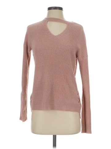 Pink Rose Pullover Sweater (view 1)