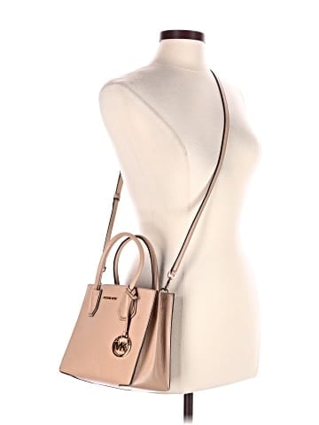 MICHAEL Michael Kors Leather Satchel (view 2)