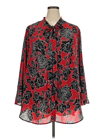 Jones New York Long Sleeve Blouse (view 1)