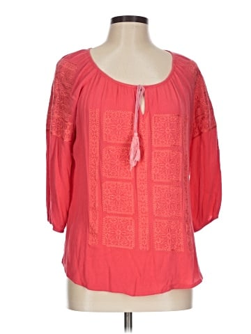 Solitaire 3/4 Sleeve Blouse (view 1)