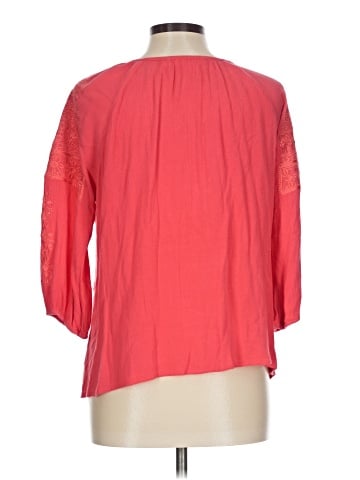 Solitaire 3/4 Sleeve Blouse (view 2)