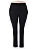 Korye Solid Black Active Pants Size 2X - photo 1