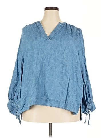 Old Navy 3/4 Sleeve Blouse (view 1)