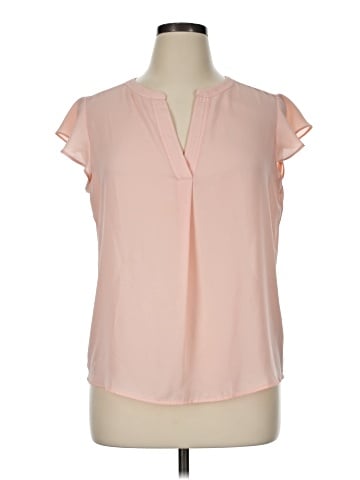 Calvin Klein Short Sleeve Blouse (view 1)