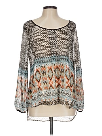 Blu Pepper 3/4 Sleeve Blouse (view 1)