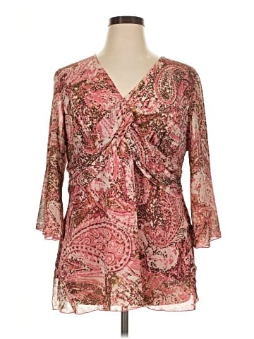 Cato 3/4 Sleeve Blouse (view 1)