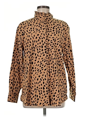 Crown & Ivy Long Sleeve Blouse (view 1)