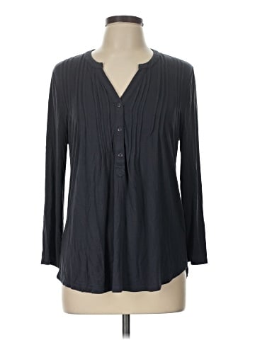 Cable & Gauge Long Sleeve Blouse (view 1)