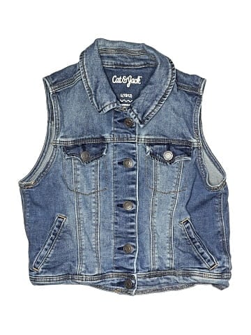 Cat & Jack Denim Vest (view 1)