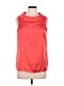 Talbots 100% Polyester Red Sleeveless Blouse Size 10 - photo 1