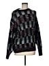 Alan Stuart Print Black Pullover Sweater Size M - photo 1