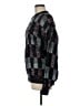 Alan Stuart Print Black Pullover Sweater Size M - photo 5