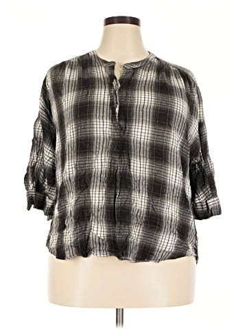 Lane Bryant Outlet 3/4 Sleeve Blouse (view 1)