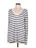 Gap Stripes White Pullover Sweater Size L - photo 1