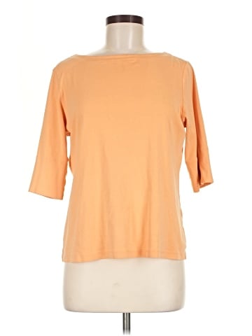 Christopher & Banks 3/4 Sleeve T-Shirt (view 1)