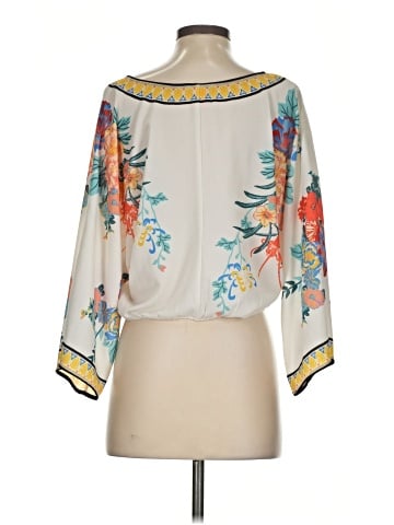Flying Tomato 3/4 Sleeve Blouse (view 2)